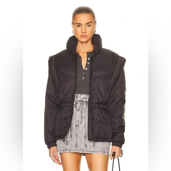 New ISABEL MARANT ETOILE Darshayo Vest/Jacket in Black Size Small 36 - Picture 1 of 12